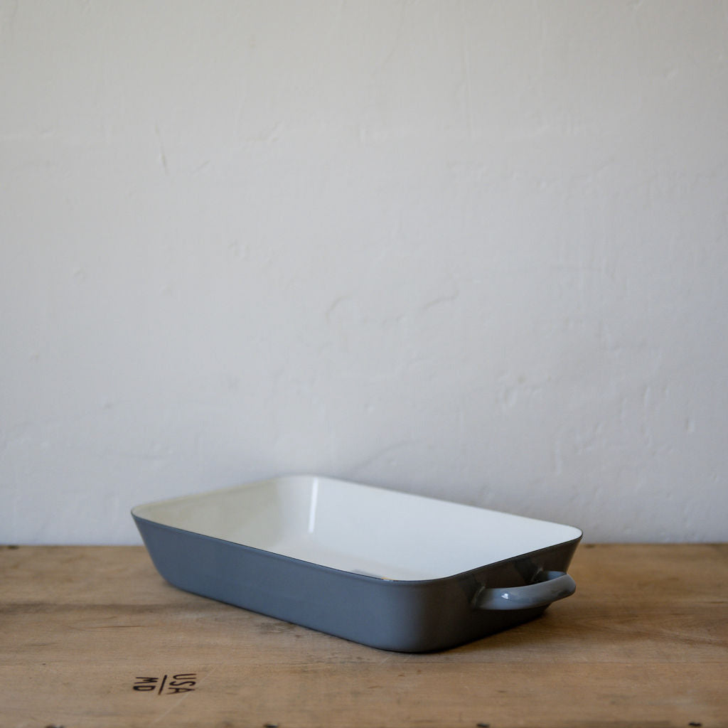 Riess Enamel Baking Dish Grey 33/20 | Riess | Miss Arthur | Home Goods | Tasmania