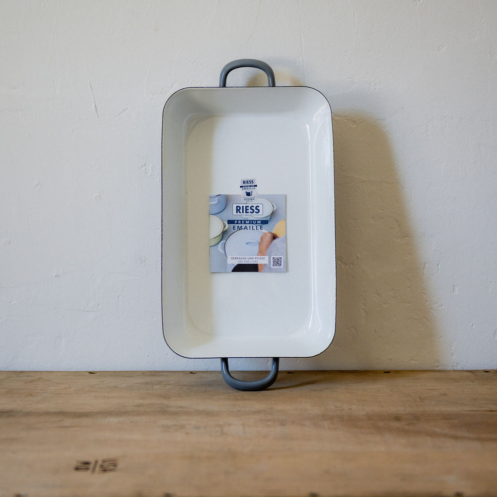 Riess Enamel Baking Dish Grey 33/20 | Riess | Miss Arthur | Home Goods | Tasmania