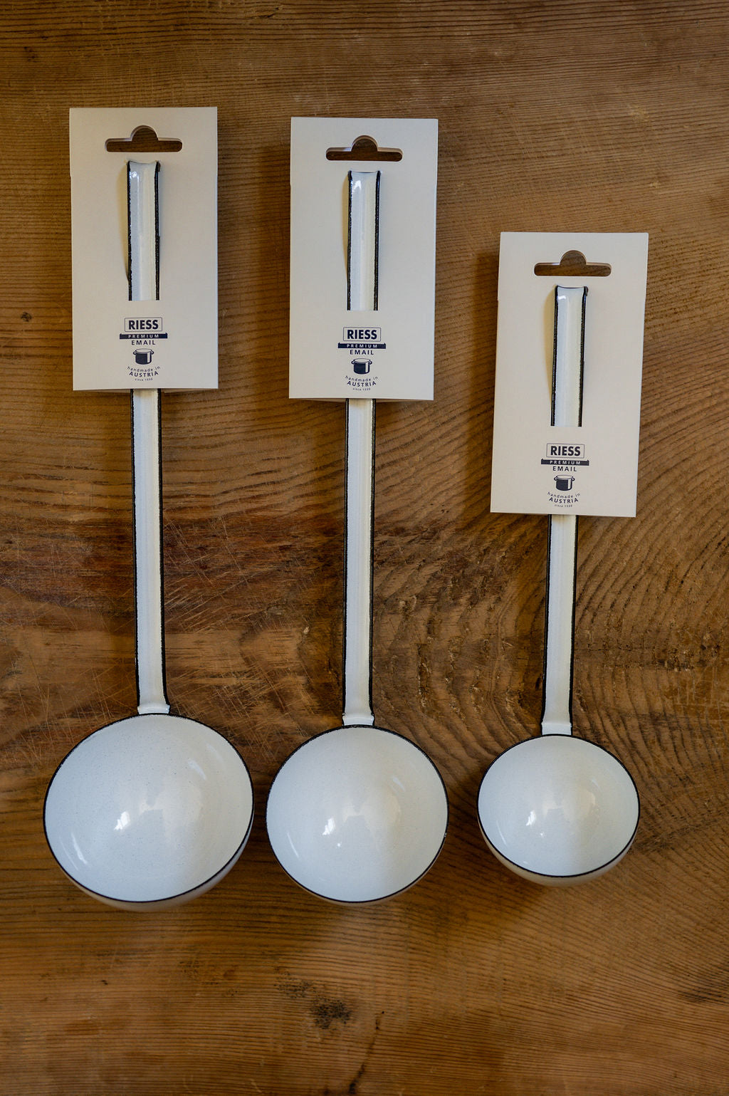 Riess Enamel Ladle White 8cm | Riess | Miss Arthur | Home Goods | Tasmania