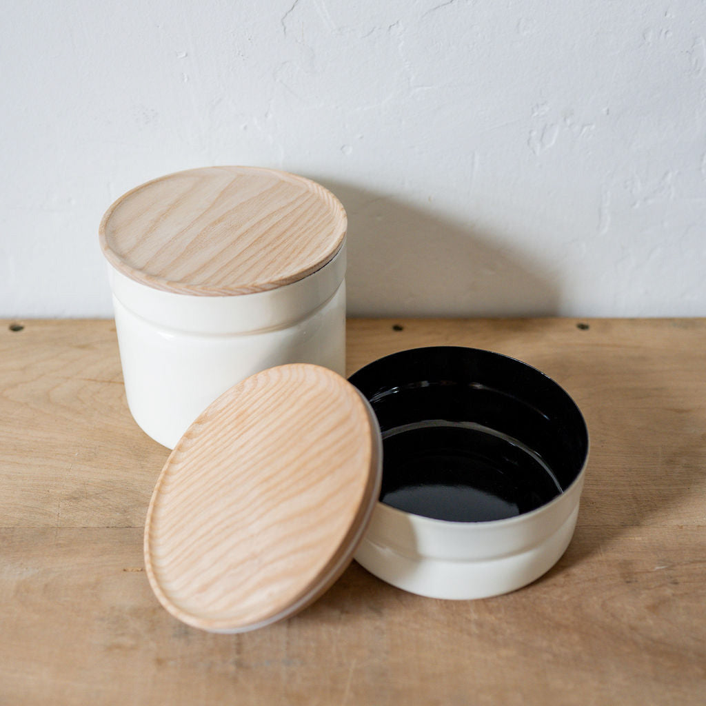 Riess Enamel Storage Container White 615ml | Riess | Miss Arthur | Home Goods | Tasmania