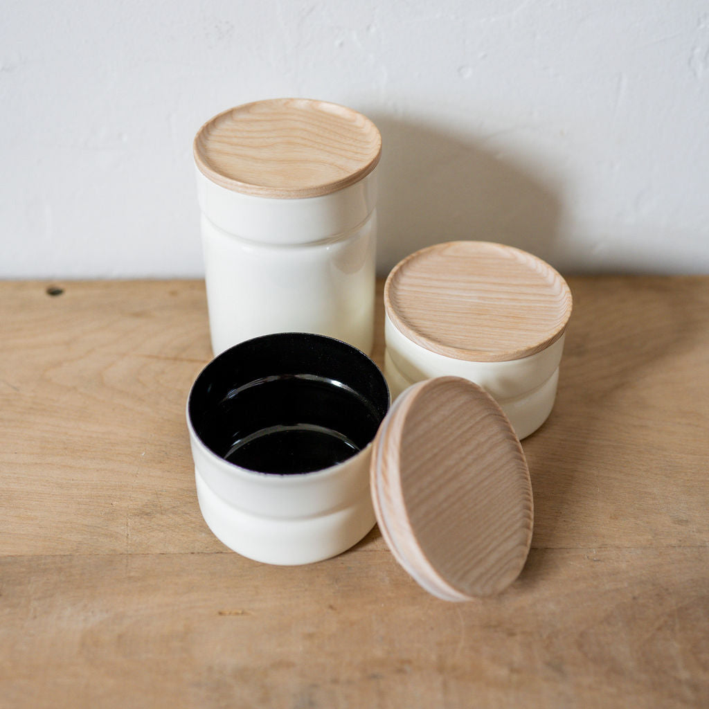 Riess Enamel Storage Container White 525ml | Riess | Miss Arthur | Home Goods | Tasmania