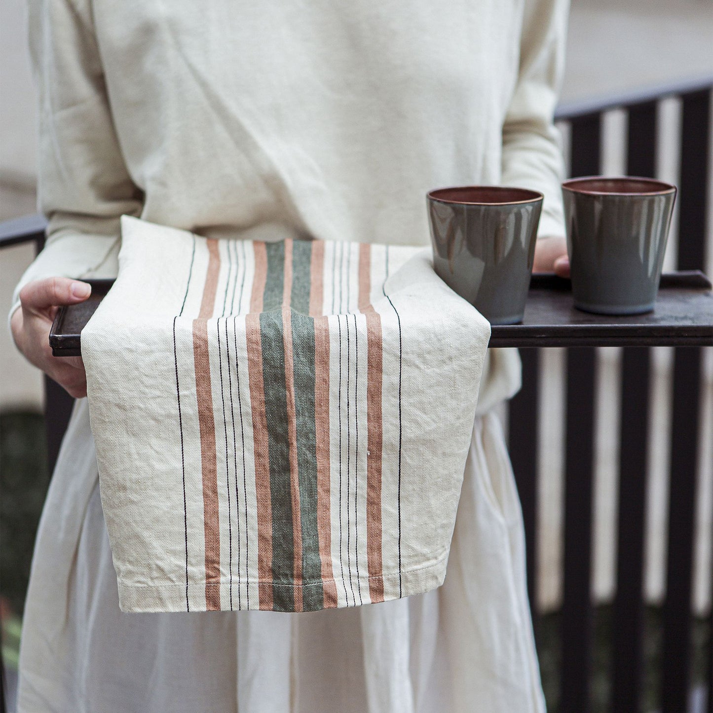 Libeco Gypsum Tea Towel | Libeco | Miss Arthur | Home Goods | Tasmania