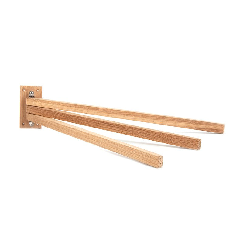 Iris Hantverk Oak Towel Dryer 3 Pegs | Iris Hantverk | Miss Arthur | Home Goods | Tasmania