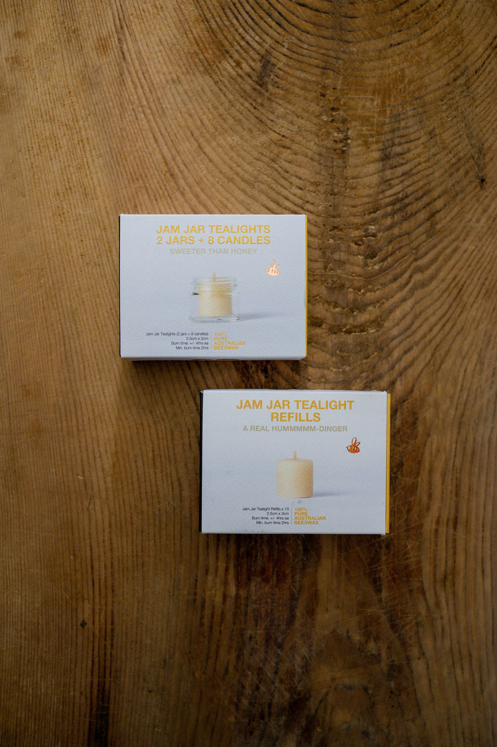 Queen B Jam Jar Tealights 10 Refills | Queen B | Miss Arthur | Home Goods | Tasmania