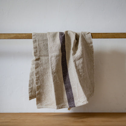 Charvet Éditions French Linen Doudou Tea Towel Marron | Charvet Éditions | Miss Arthur | Home Goods | Tasmania