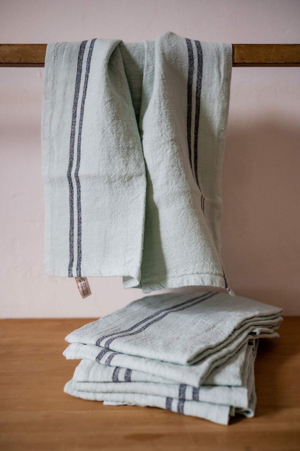 Charvet Éditions French Linen Country Tea Towel Menthe | Charvet Éditions | Miss Arthur | Home Goods | Tasmania