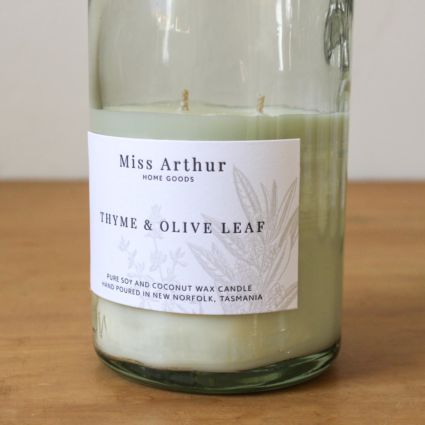 Thyme & Olive Leaf N° 31 Candle | Miss Arthur | Miss Arthur | Home Goods | Tasmania