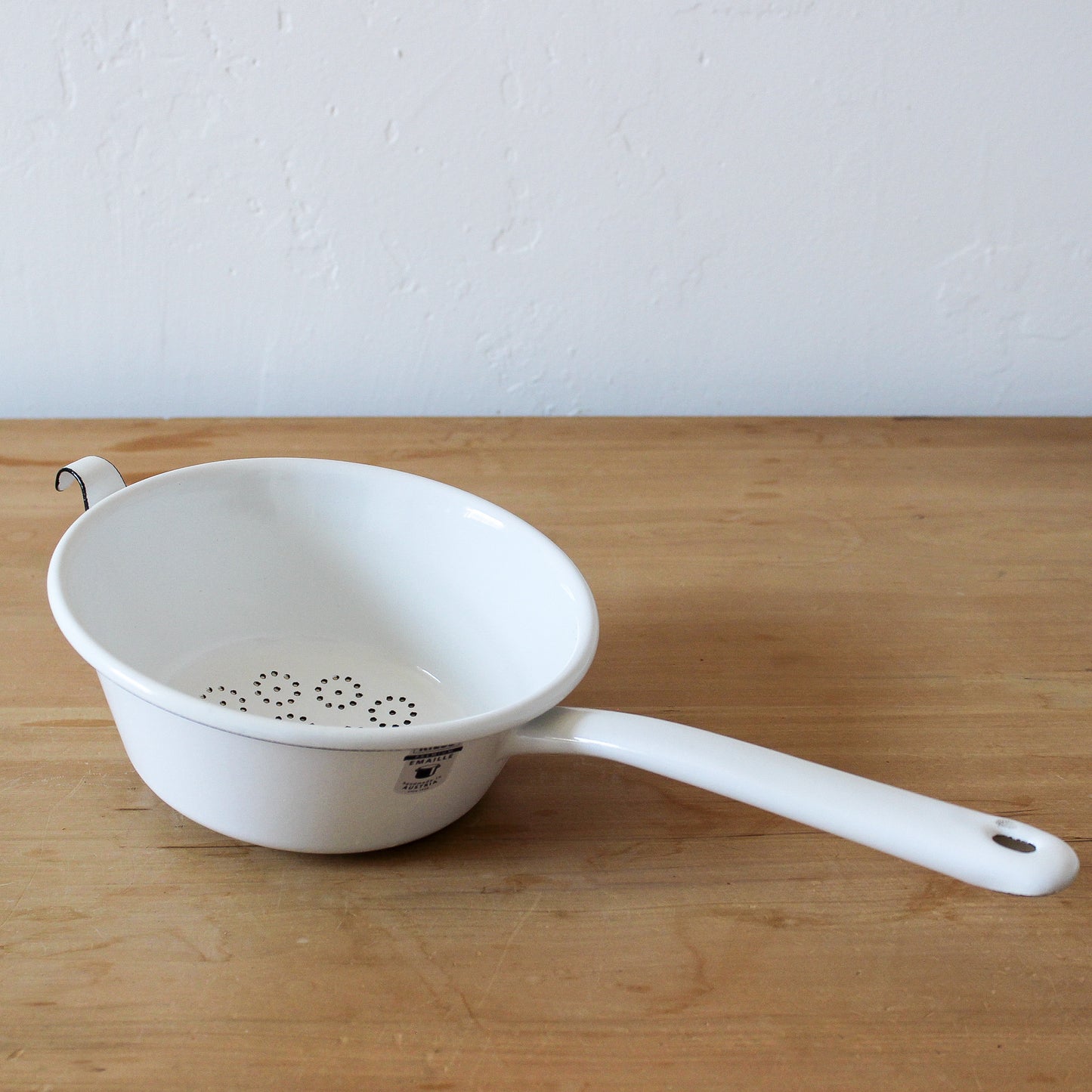 Riess Enamel Sieve with Handle White 18cm | Riess | Miss Arthur | Home Goods | Tasmania
