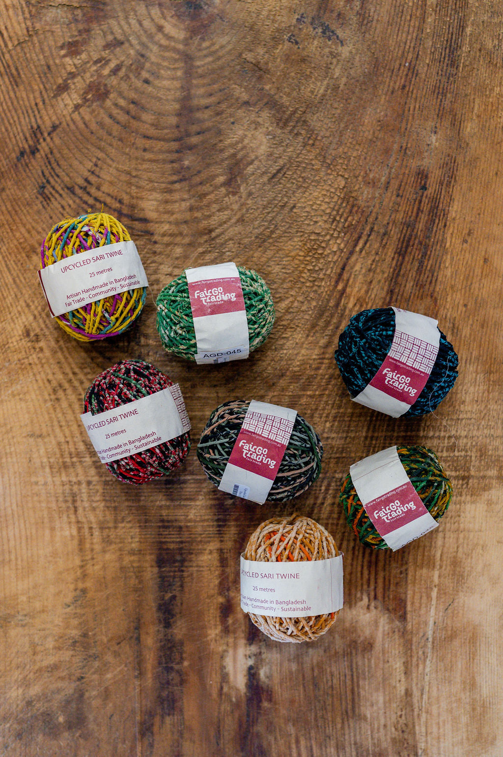 Upcycled Saree Twine Thin | Fair Go Trading | Miss Arthur | Home Goods | Tasmania