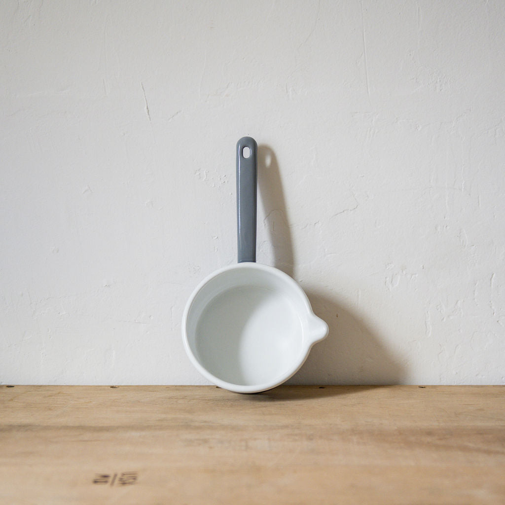 Riess Enamel Saucepan with Spout Grey 0.75L | Riess | Miss Arthur | Home Goods | Tasmania