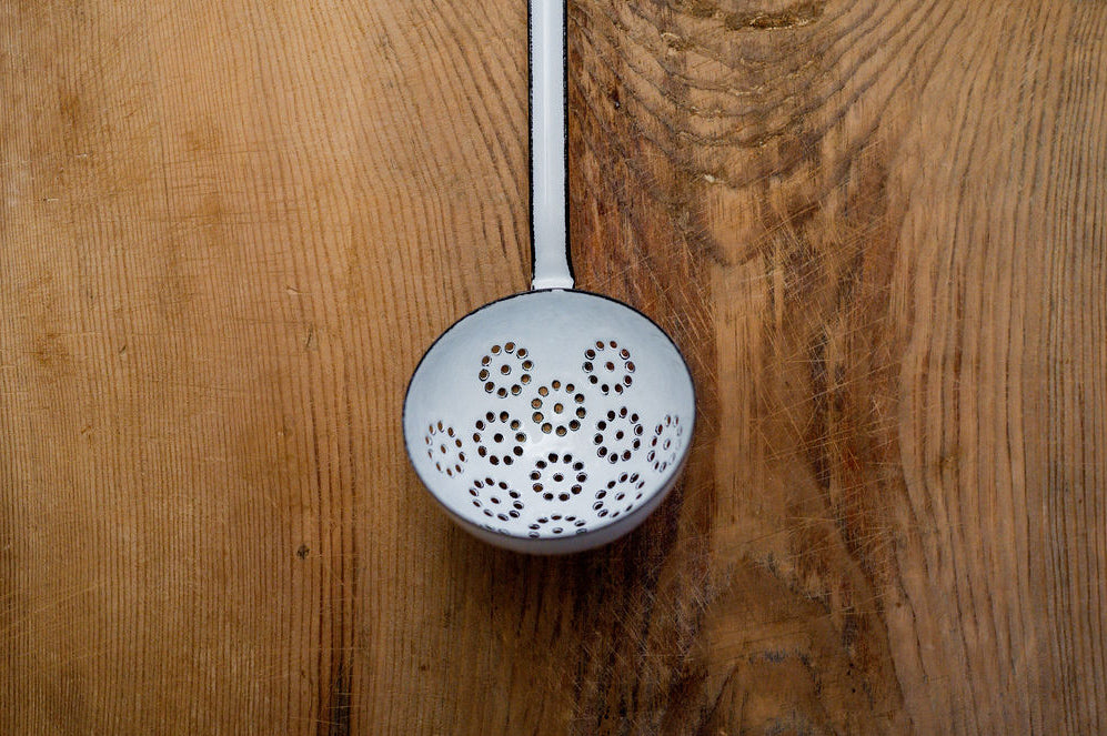 Riess Enamel Skimmer White 9cm | Riess | Miss Arthur | Home Goods | Tasmania