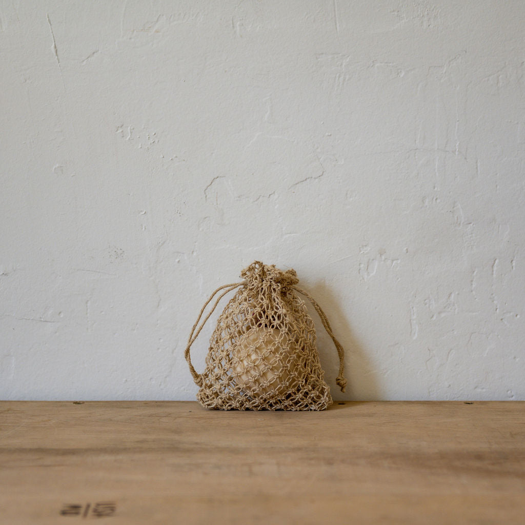 Fair Go Trading Hemp Macrame Soap Satchel | Fair Go Trading | Miss Arthur | Home Goods | Tasmania