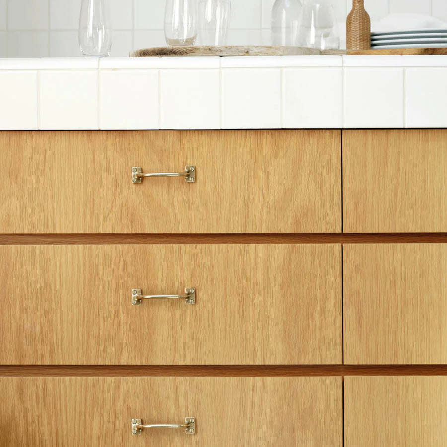 Society Inc Tresor Drawer Pull Brass | Society Inc | Miss Arthur | Home Goods | Tasmania