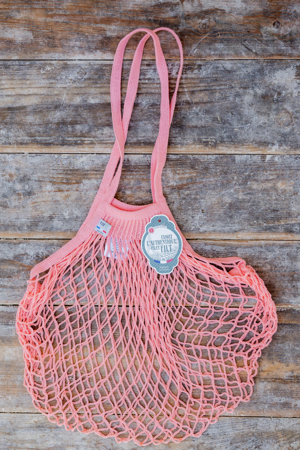 Filt French String Bag Long Handle Baby Pink | Filt | Miss Arthur | Home Goods | Tasmania