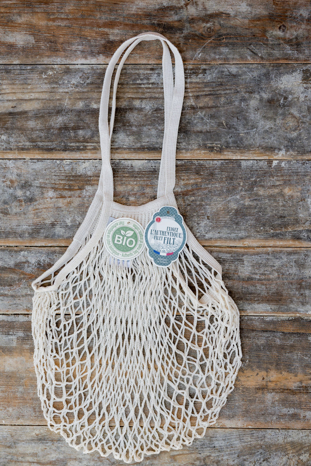 Filt French String Bag Long Handle Ecru Bio | Filt | Miss Arthur | Home Goods | Tasmania