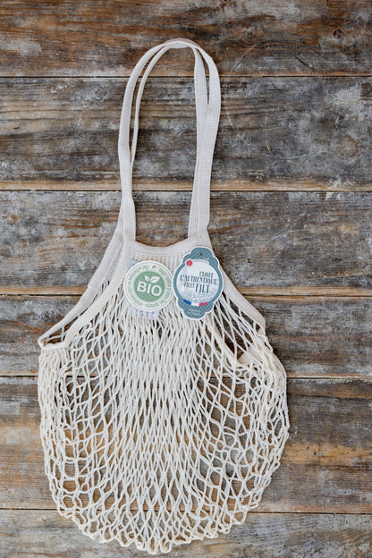 Filt French String Bag Long Handle Ecru Bio | Filt | Miss Arthur | Home Goods | Tasmania