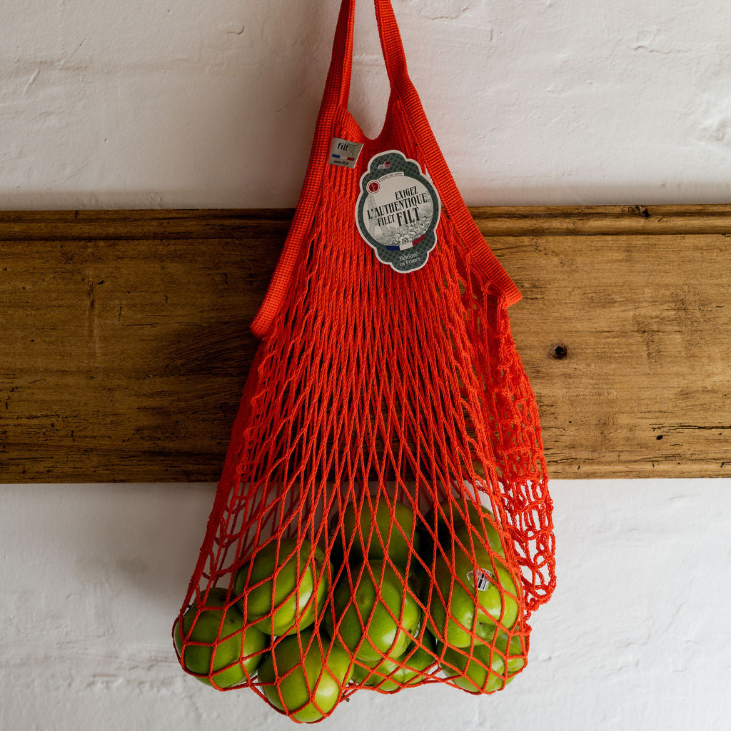 Filt French String Bag Short Handle Rouge Anemone – Miss Arthur