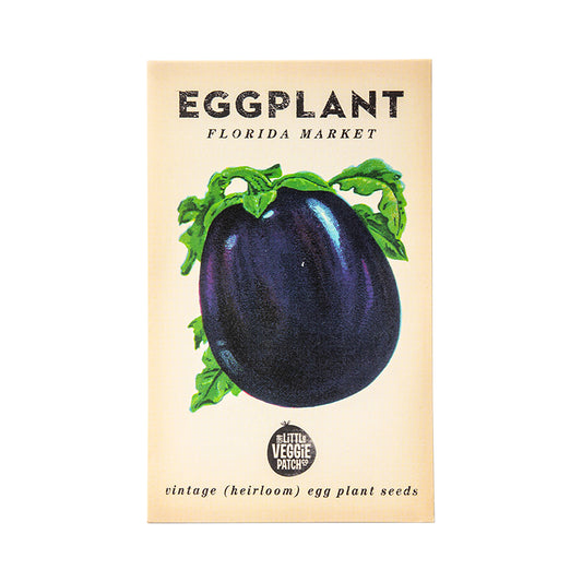 Heirloom Seeds Eggplant 'Florida Market' | The Little Veggie Patch Co | Miss Arthur | Home Goods | Tasmania