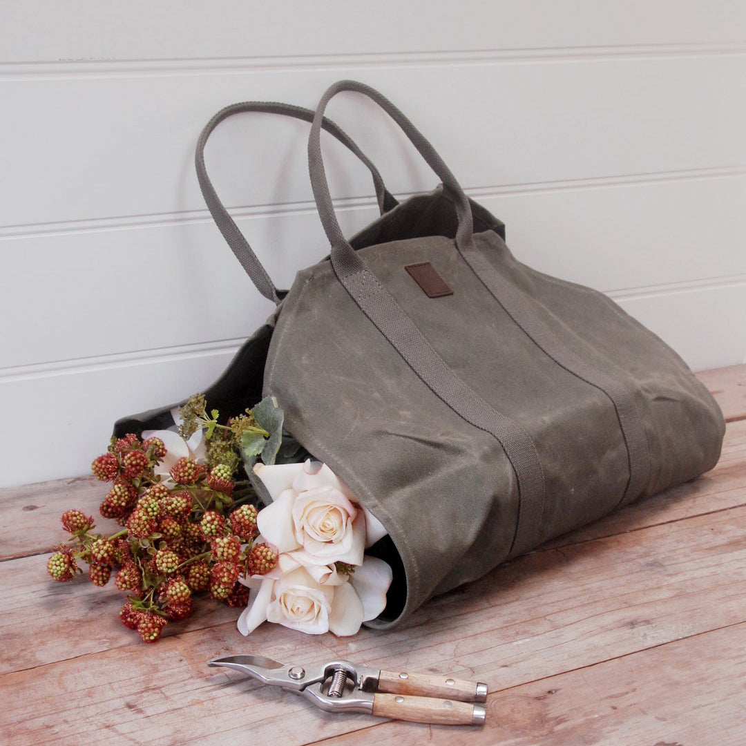 Waxed Canvas Log Carrier | Heaven in Earth | Miss Arthur | Home Goods | Tasmania