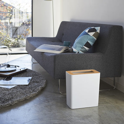 Rubbish Bin Square White | Yamazaki | Miss Arthur | Home Goods | Tasmania