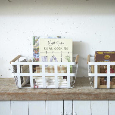 Tosca Storage Basket Double Handle | Yamazaki | Miss Arthur | Home Goods | Tasmania
