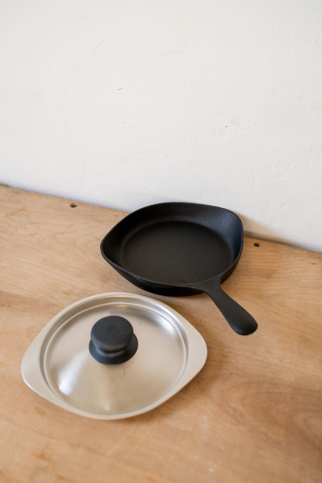 Sori Yanagi Cast Iron Induction Mini Frying Pan with Lid 16cm | Sori Yanagi | Miss Arthur | Home Goods | Tasmania