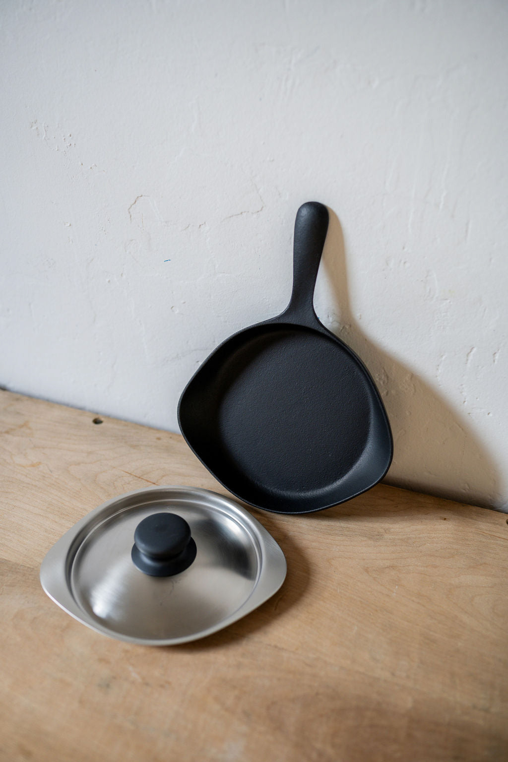 Sori Yanagi Cast Iron Induction Mini Frying Pan with Lid 16cm | Sori Yanagi | Miss Arthur | Home Goods | Tasmania