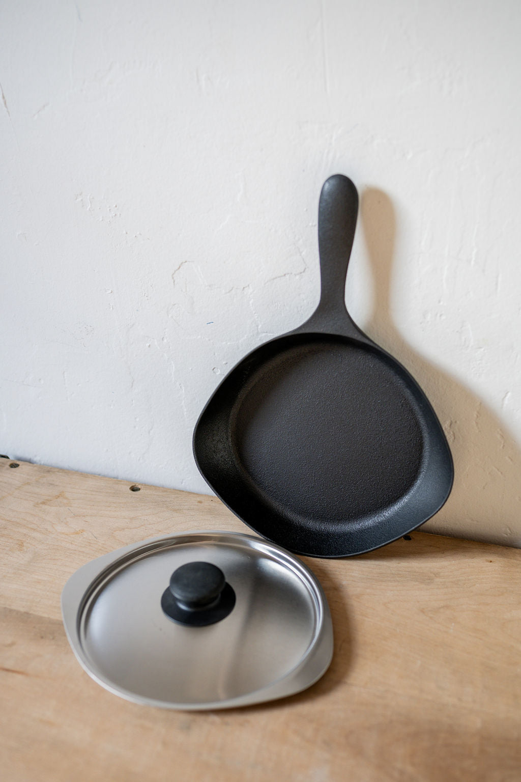 Sori Yanagi Cast Iron Induction Mini Frying Pan with Lid 18cm | Sori Yanagi | Miss Arthur | Home Goods | Tasmania