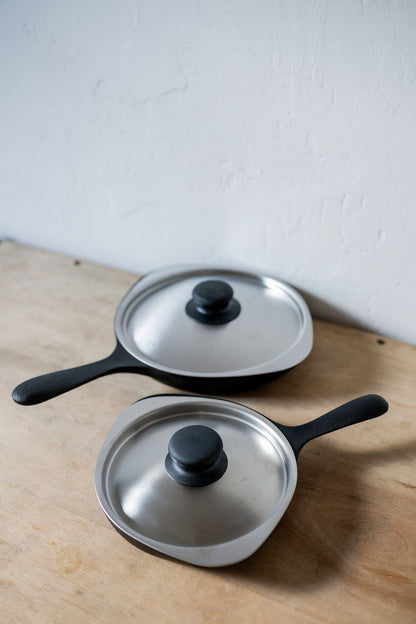 Sori Yanagi Cast Iron Induction Mini Frying Pan with Lid 18cm | Sori Yanagi | Miss Arthur | Home Goods | Tasmania