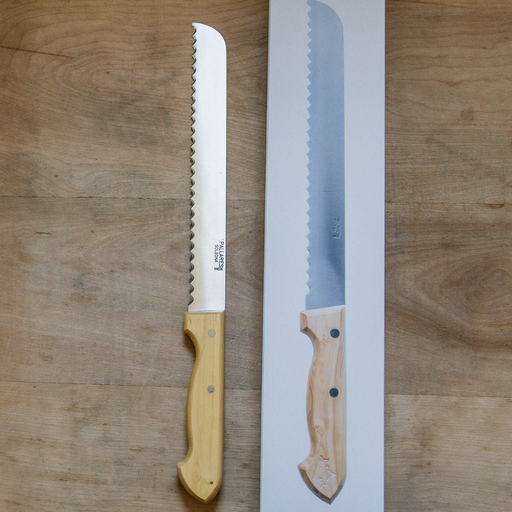 Pallares Solsona Boxwood Stainless Steel Bread Knife 22cm | Pallarès Solsona | Miss Arthur | Home Goods | Tasmania
