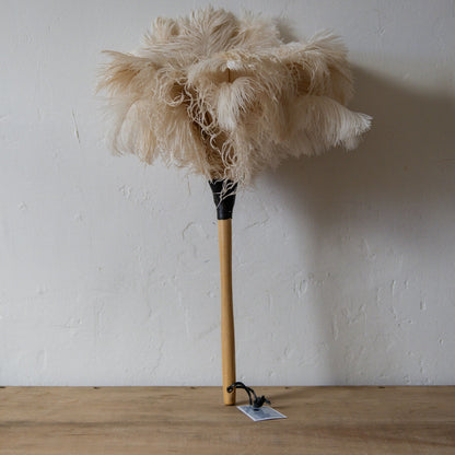 50cm Ostrich Feather Duster Cream | Heaven in Earth | Miss Arthur | Home Goods | Tasmania