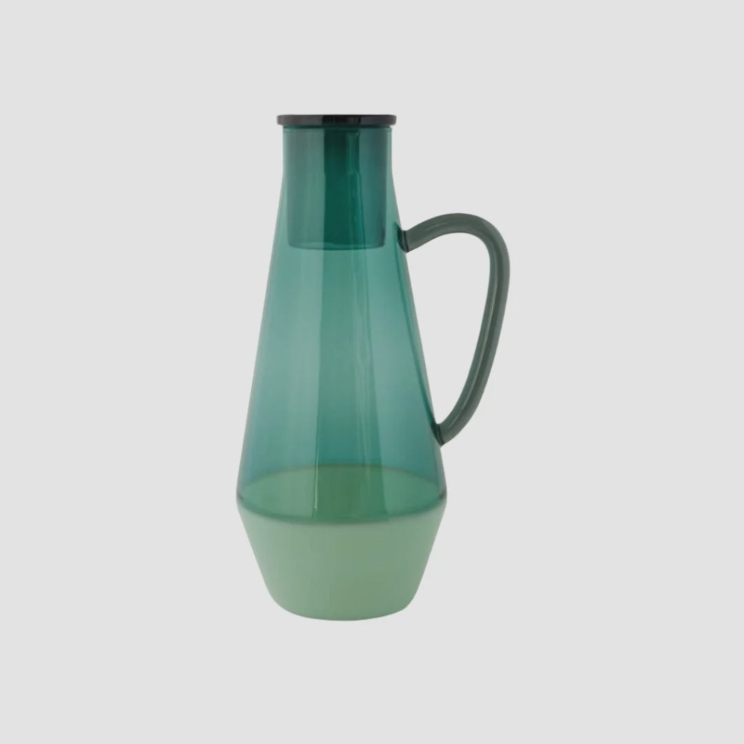 Amabro Two Tone Glass Carafe Green