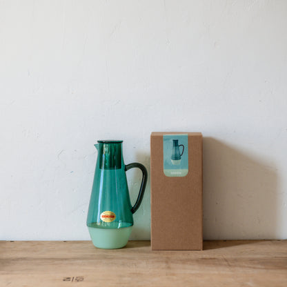 Amabro Two Tone Glass Carafe Green