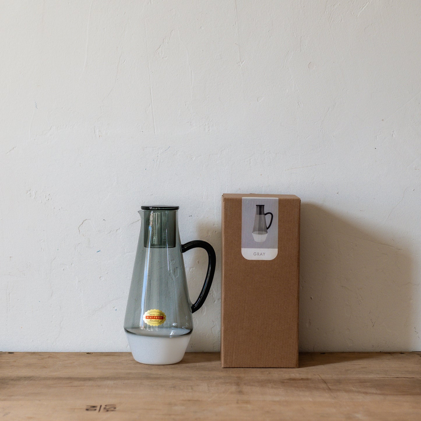 Amabro Two Tone Glass Carafe Grey