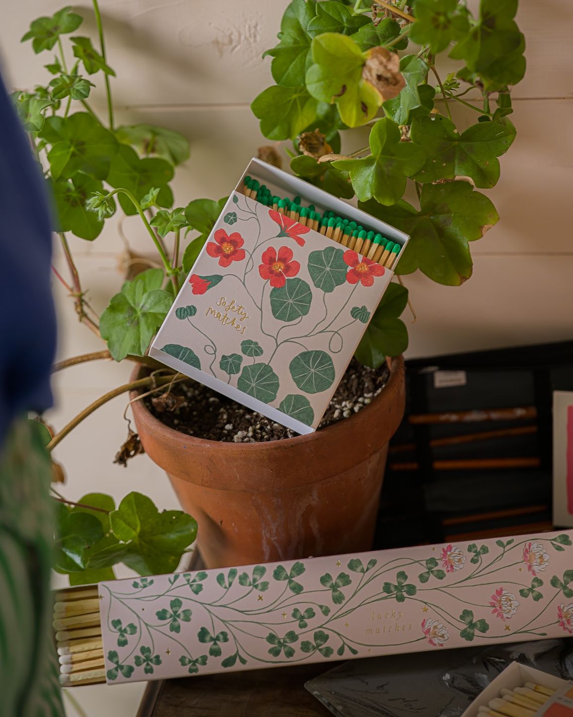 Archivist Luxury Matches Nasturtium | Archivist | Miss Arthur | Home Goods | Tasmania