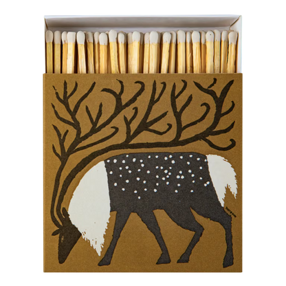 Archivist Luxury Matches Reindeer