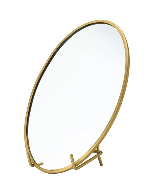 Fog Linen Work Brass Framed Mirror Oval | Fog Linen Work | Miss Arthur | Home Goods | Tasmania