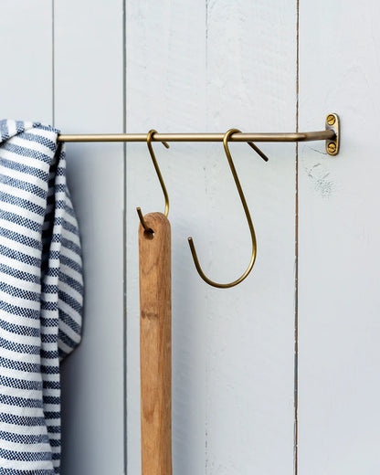 Fog Linen Work Brass J Hook Large | Fog Linen Work | Miss Arthur | Home Goods | Tasmania