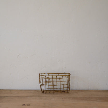Fog Linen Work Brass Basket Rectangle | Fog Linen Work | Miss Arthur | Home Goods | Tasmania