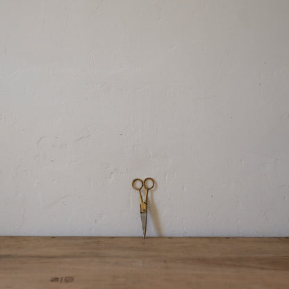 Fog Linen Work Rustic Brass Scissors Small | Fog Linen Work | Miss Arthur | Home Goods | Tasmania