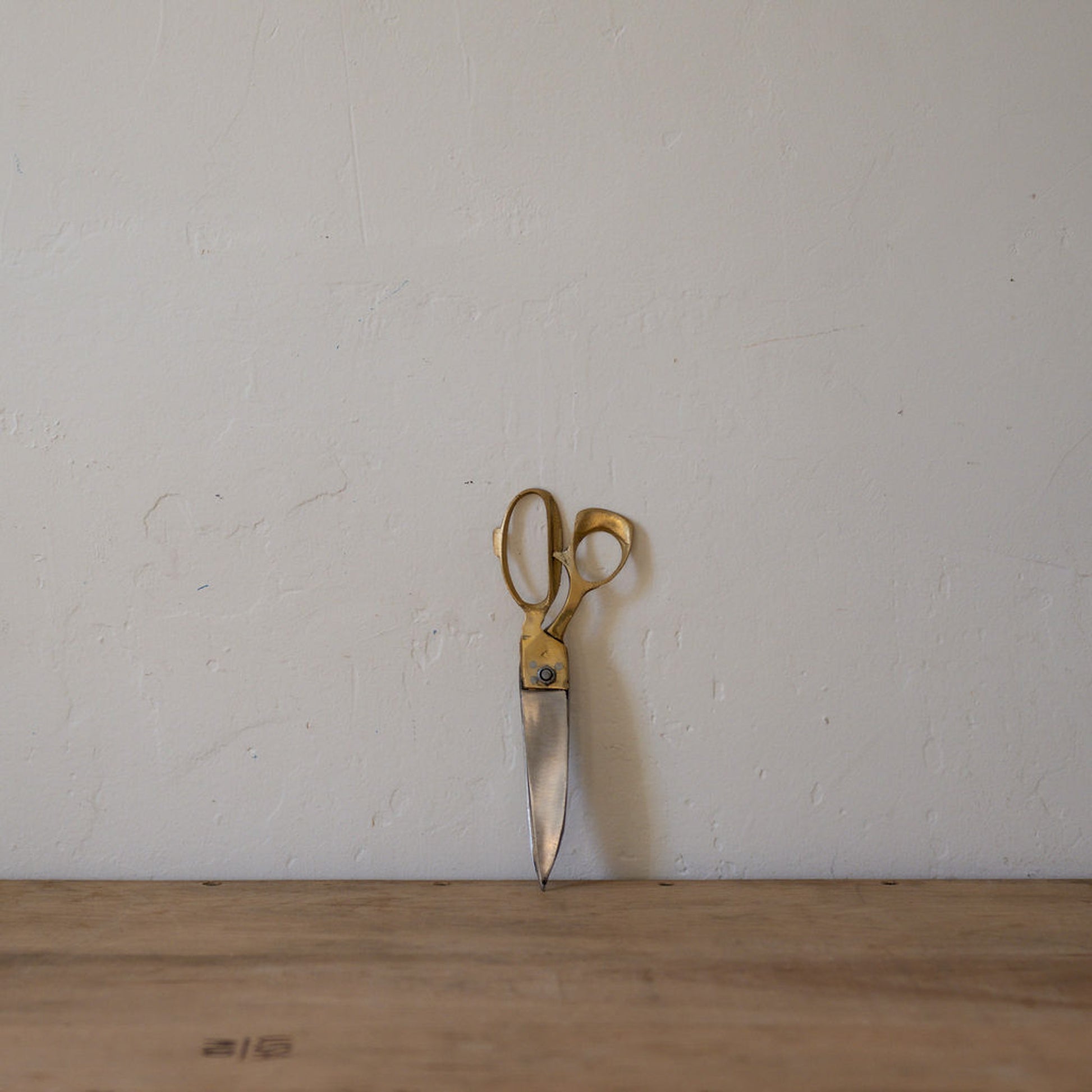 Fog Linen Work Rustic Brass Scissors Large | Fog Linen Work | Miss Arthur | Home Goods | Tasmania