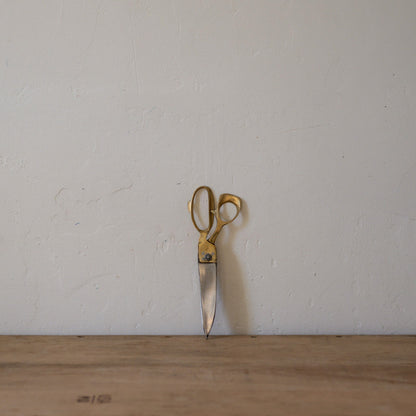 Fog Linen Work Rustic Brass Scissors Large | Fog Linen Work | Miss Arthur | Home Goods | Tasmania