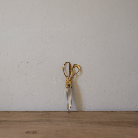 Fog Linen Work Rustic Brass Scissors Large | Fog Linen Work | Miss Arthur | Home Goods | Tasmania