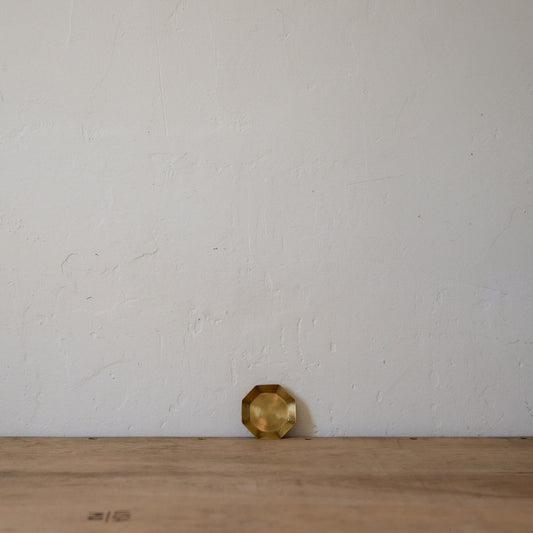 Fog Linen Work Brass Plate Octagon X-Small | Fog Linen Work | Miss Arthur | Home Goods | Tasmania