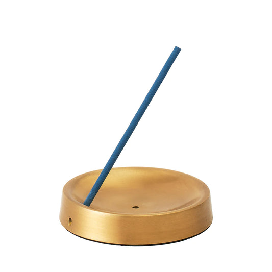 Brass Incense Stand Round | Fog Linen Work | Miss Arthur | Home Goods | Tasmania
