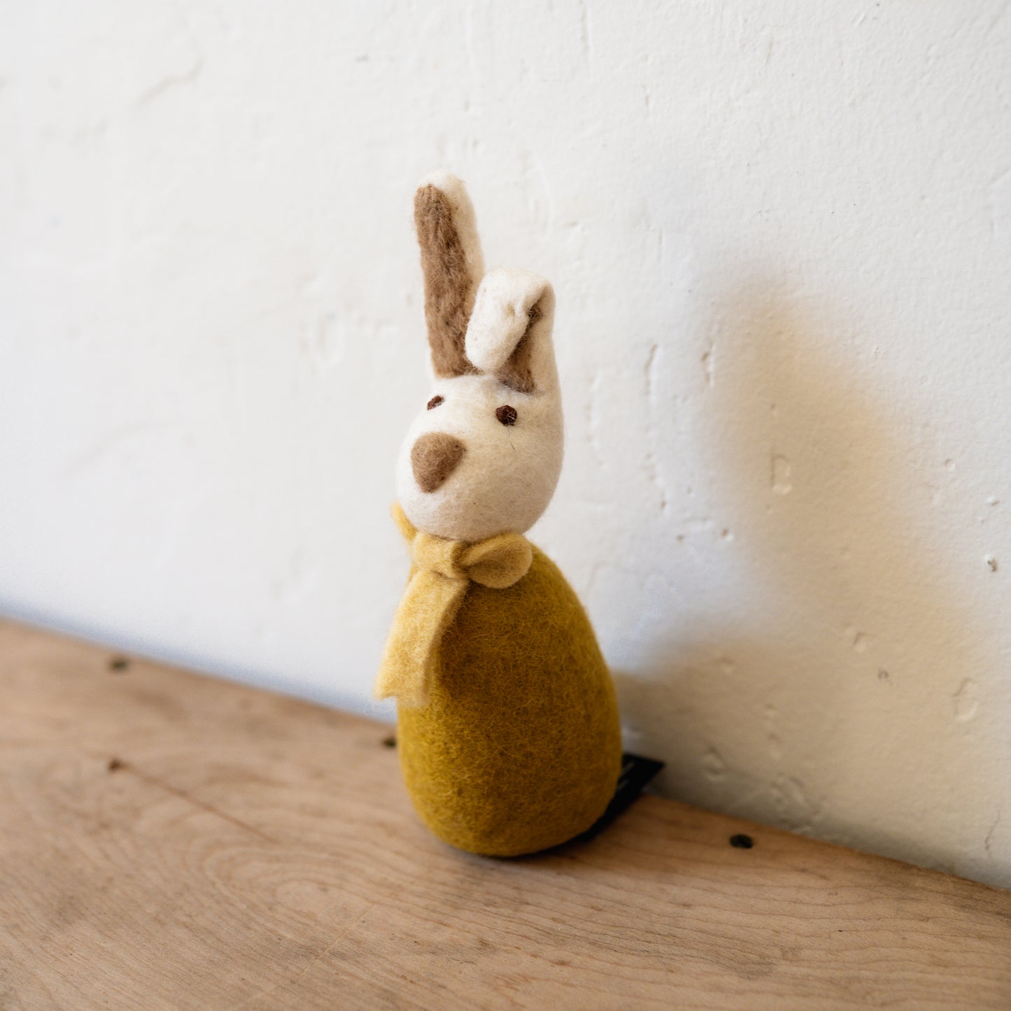 Gry & Sif Felt Big Bunny Bow Ornament Ochre | Gry & Sif | Miss Arthur | Home Goods | Tasmania