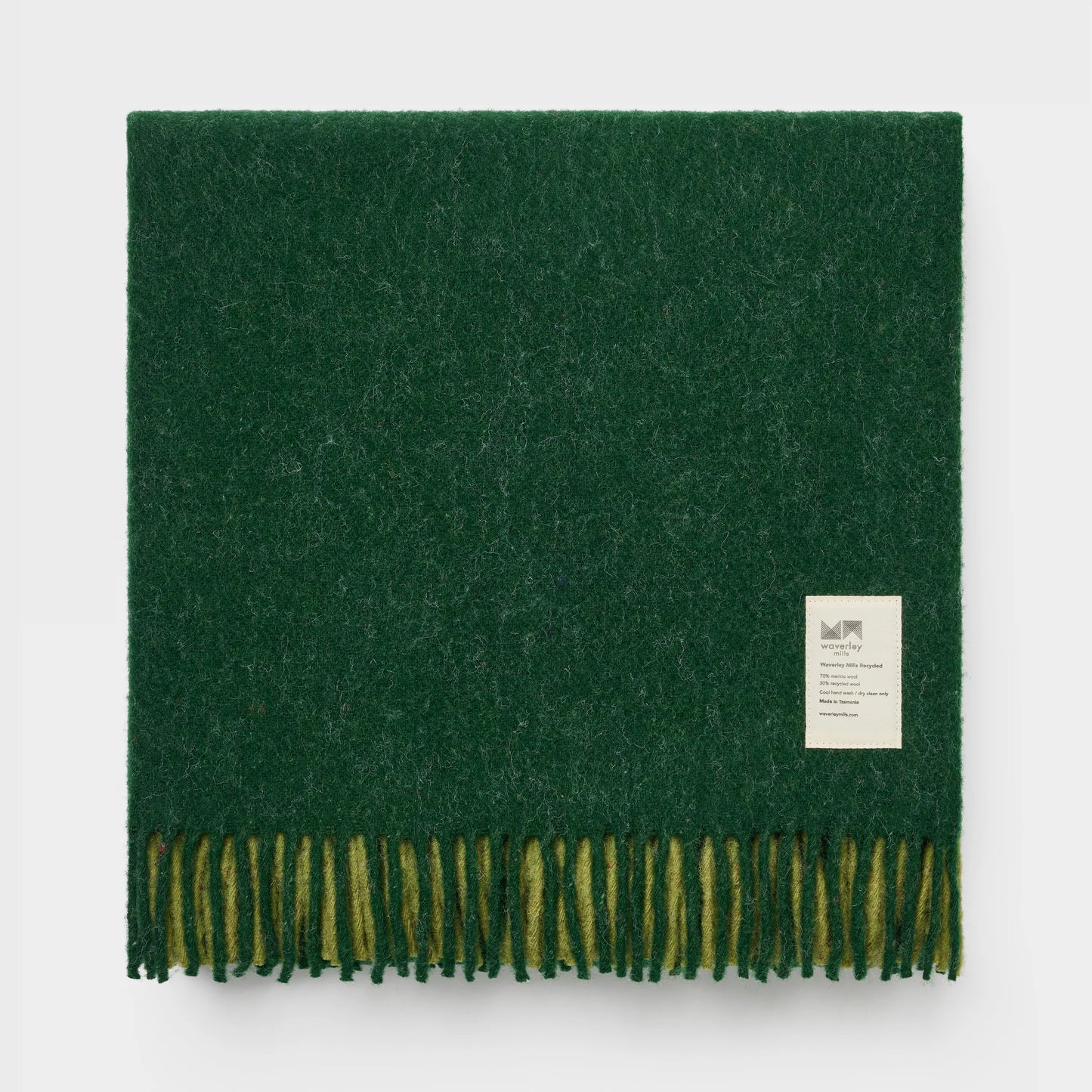 Waverley Mills Horizon Throw Moss | Waverley Mills | Miss Arthur | Home Goods | Tasmania