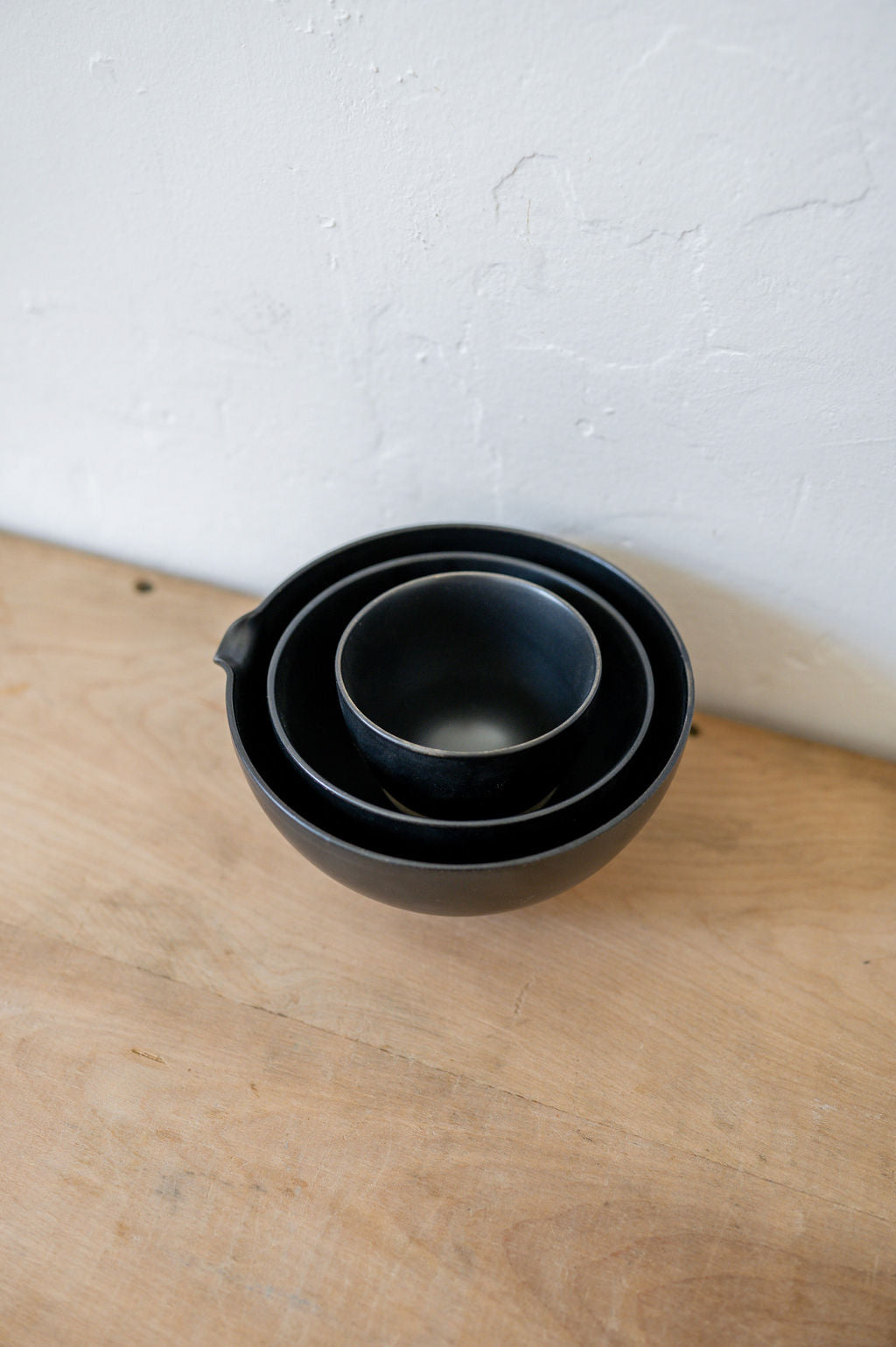 Horizon Tea Bowl Large Black | ha' | Miss Arthur | Home Goods | Tasmania