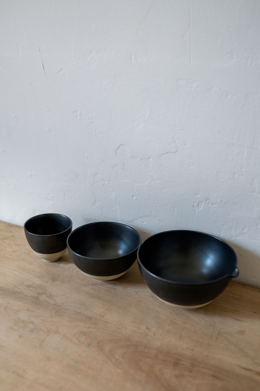 Horizon Tea Bowl Large Black | ha' | Miss Arthur | Home Goods | Tasmania