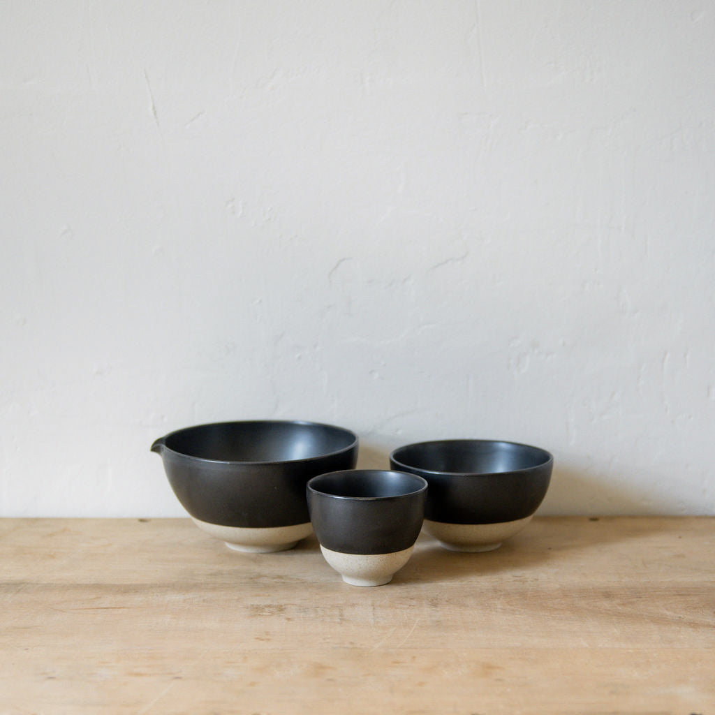 Horizon Tea Bowl Large Black | ha' | Miss Arthur | Home Goods | Tasmania